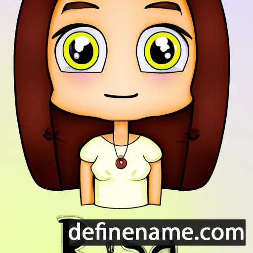 cartoon of the name Rissa