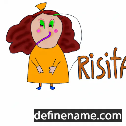 cartoon of the name Ristiina