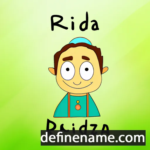 cartoon of the name Riszarda