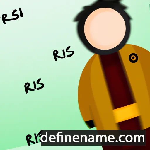 cartoon of the name Riszka