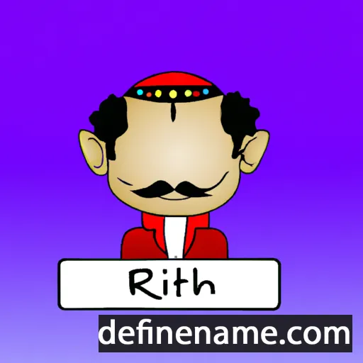 cartoon of the name Rithpal