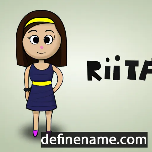 cartoon of the name Ritinha