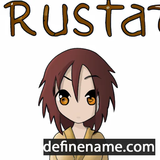 cartoon of the name Ritsuna