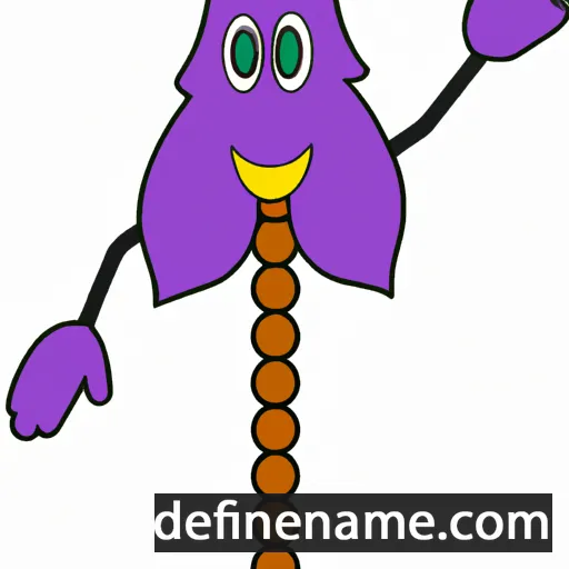 cartoon of the name Rittersporn