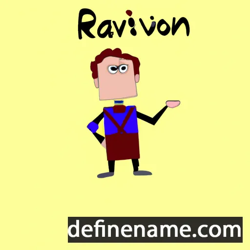 cartoon of the name Rivanon