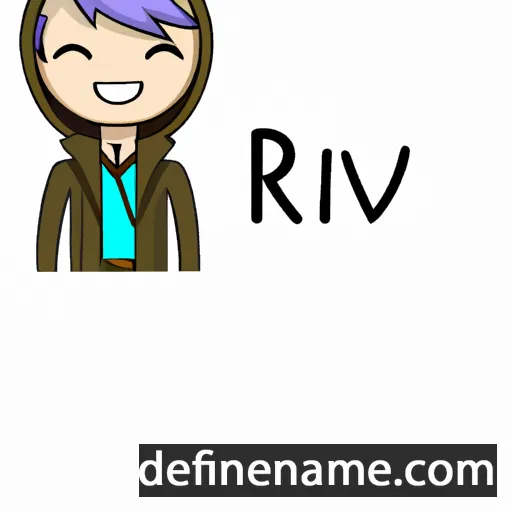 cartoon of the name Riven