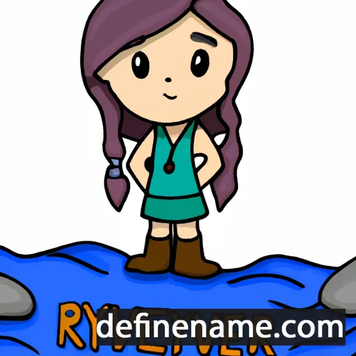 cartoon of the name Riverlynn