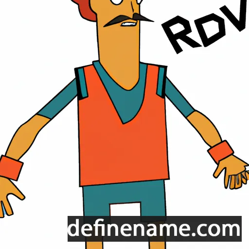 cartoon of the name Rivod