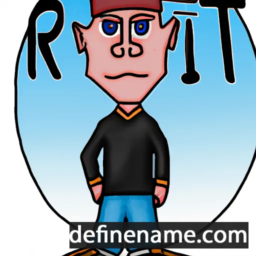 cartoon of the name Rixt