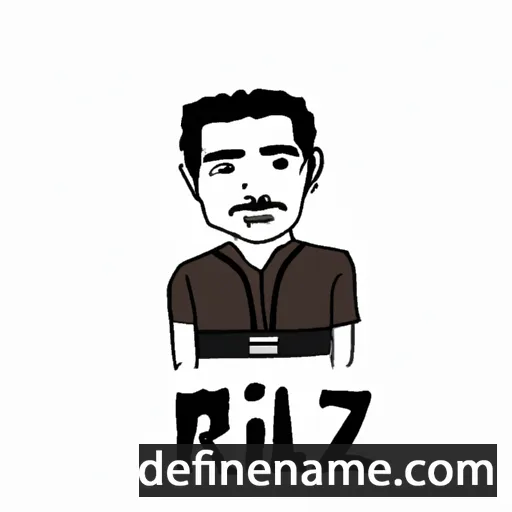 cartoon of the name Rizal