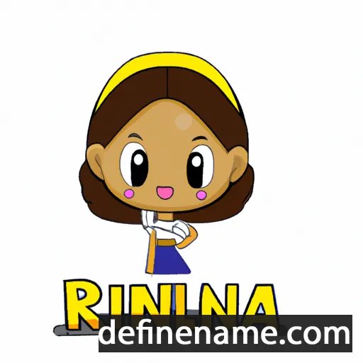 cartoon of the name Rizalina