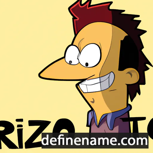 cartoon of the name Rizardo