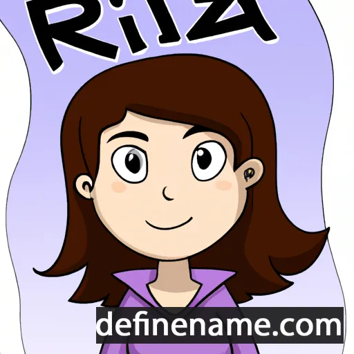 Rizia cartoon