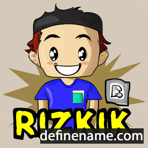 Rizki cartoon