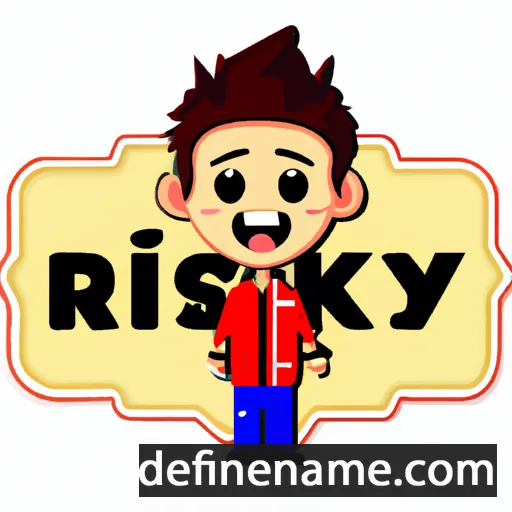 Rizky cartoon