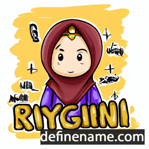 Rizqiyaningsih cartoon