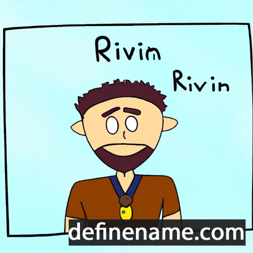 cartoon of the name Rizvan