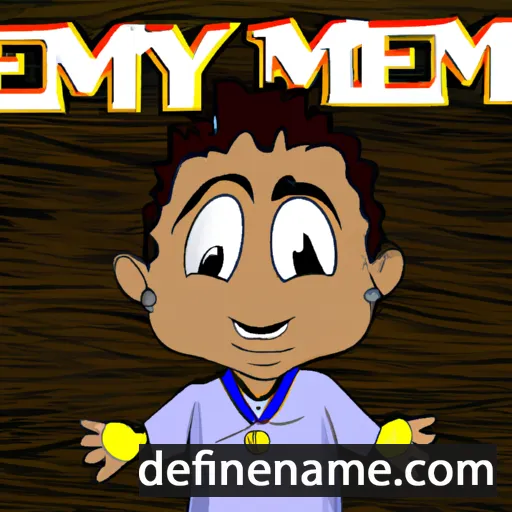 cartoon of the name Rmey