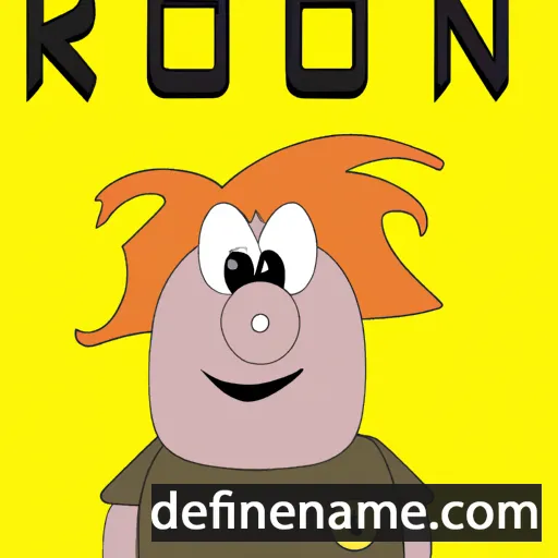 cartoon of the name Röfn