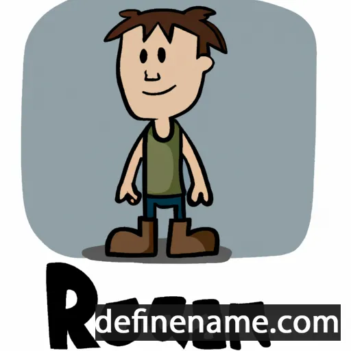 cartoon of the name Roan