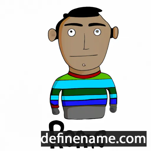 cartoon of the name Roane