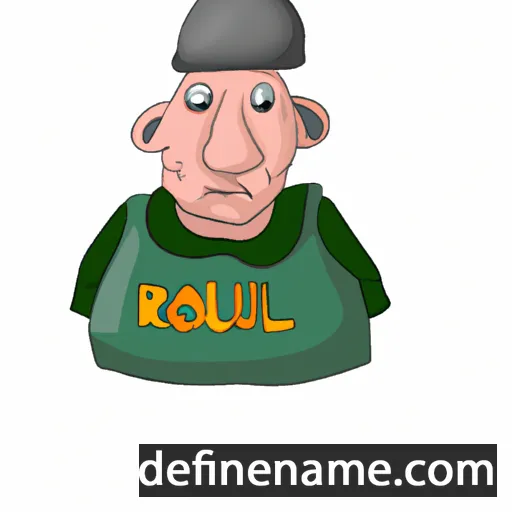 cartoon of the name Roaul