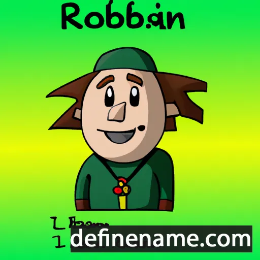 cartoon of the name Robban