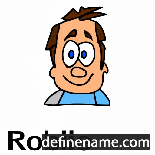 cartoon of the name Robèrt