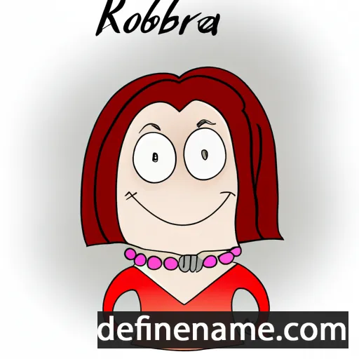 cartoon of the name Robèrta