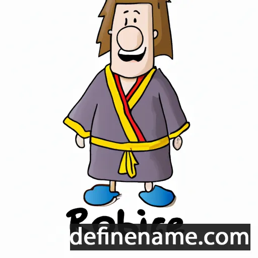 cartoon of the name Robe