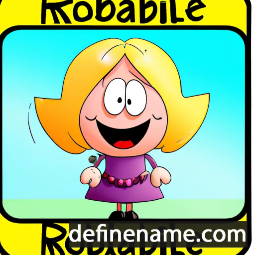 cartoon of the name Robertine