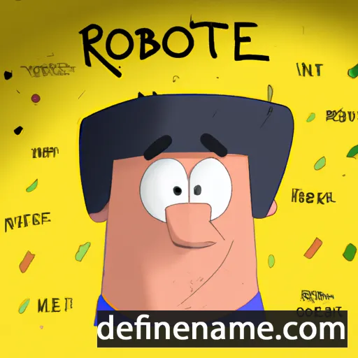 cartoon of the name Robertó