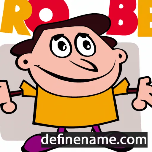 cartoon of the name Robi