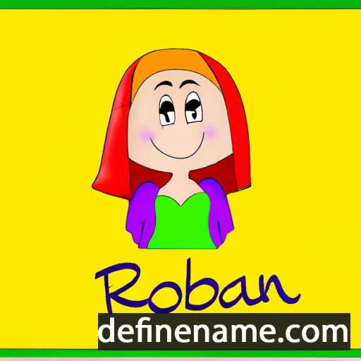 cartoon of the name Robina