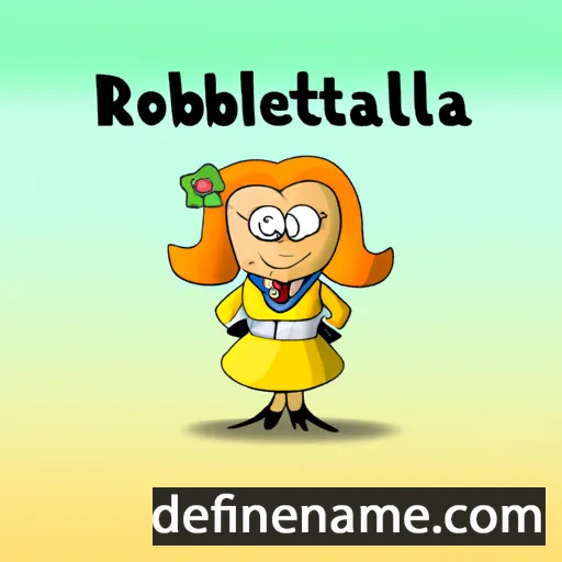 cartoon of the name Robinetta