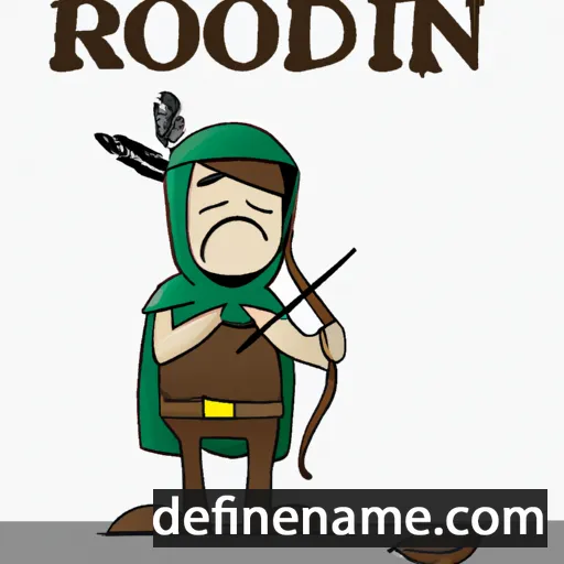 cartoon of the name Robinhood