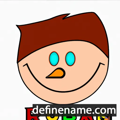 cartoon of the name Robinn