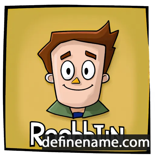 cartoon of the name Robinton