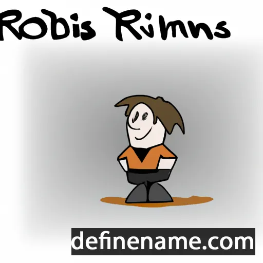 cartoon of the name Robinus