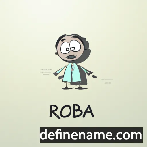 cartoon of the name Robiya