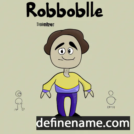 cartoon of the name Robledo