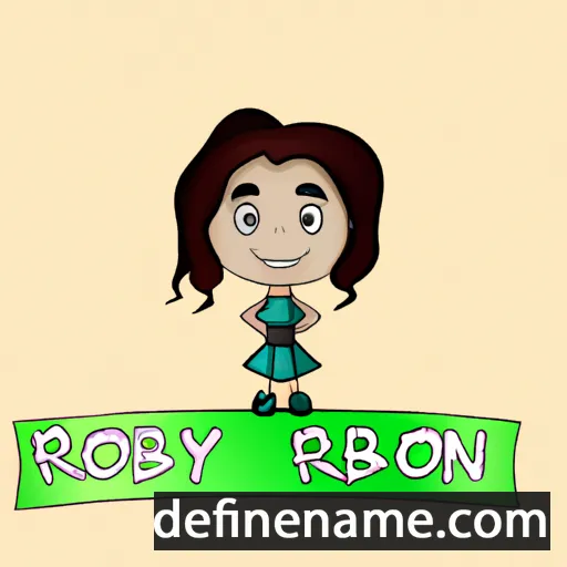 cartoon of the name Robynn