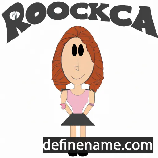 cartoon of the name Roccina