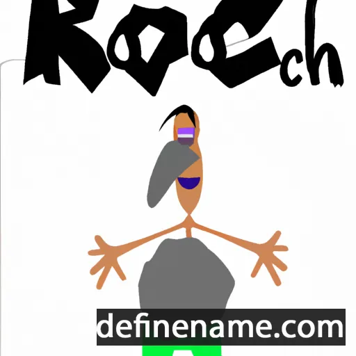 cartoon of the name Roch