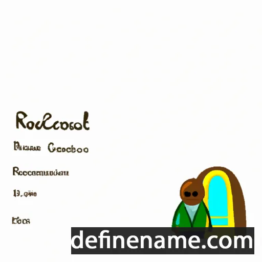 cartoon of the name Rocquel