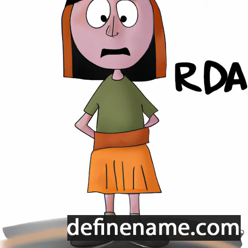 cartoon of the name Roda