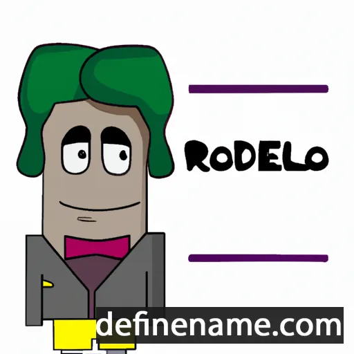 Rodelio cartoon