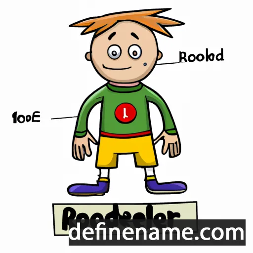 cartoon of the name Roderik