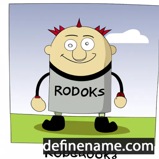 cartoon of the name Roderikas