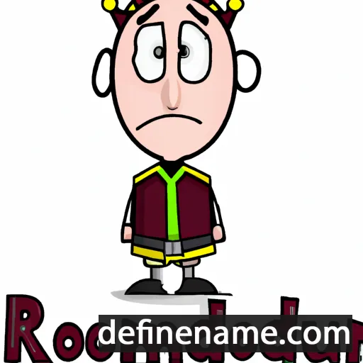 cartoon of the name Rodhmund